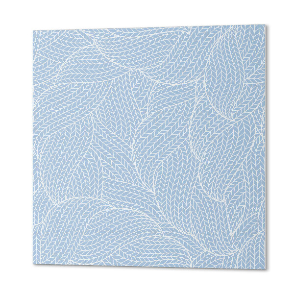 Revêtement mural pvc Vagues avec un motif de feuille