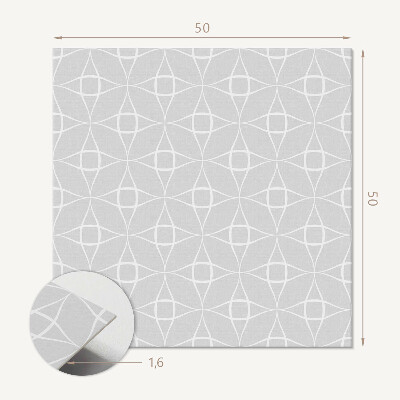Panneau mural Motif en maille de forme géométrique