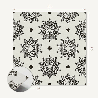 Revêtement mural pvc Motif de mandala en forme de grille