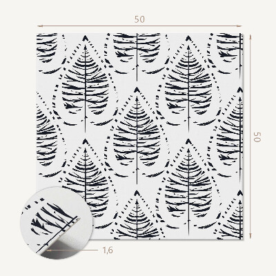 Panneau décoratif Danse des motifs de feuilles