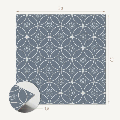 Revêtement mural pvc Un motif de riches ornements floraux