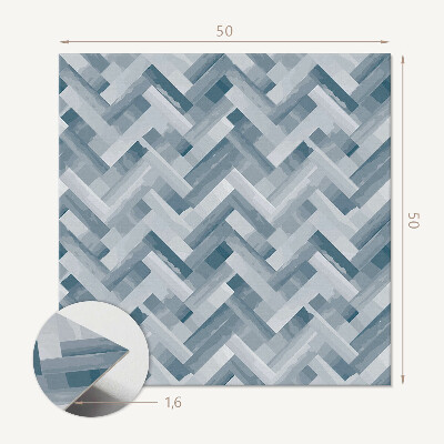 Revêtement mural pvc Rayures en zigzag