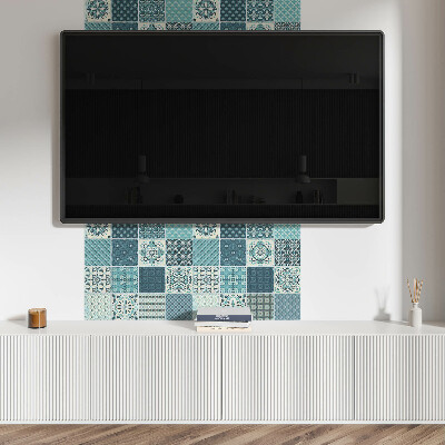 Panneau mural Formes de mosaïque de style géométrique