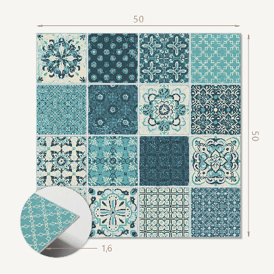Panneau mural Formes de mosaïque de style géométrique