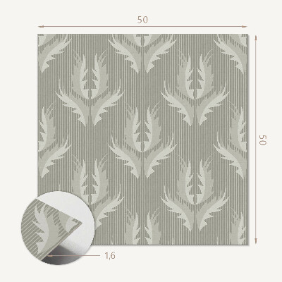 Revêtement mural pvc Un motif floral sophistiqué