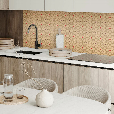 Panneau mural Motif floral dans une structure en maille