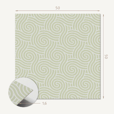 Panneau mural Motif d'onde en spirale dynamique