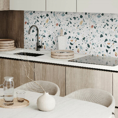 Panneau mural Motif en pierre avec des éléments délicats