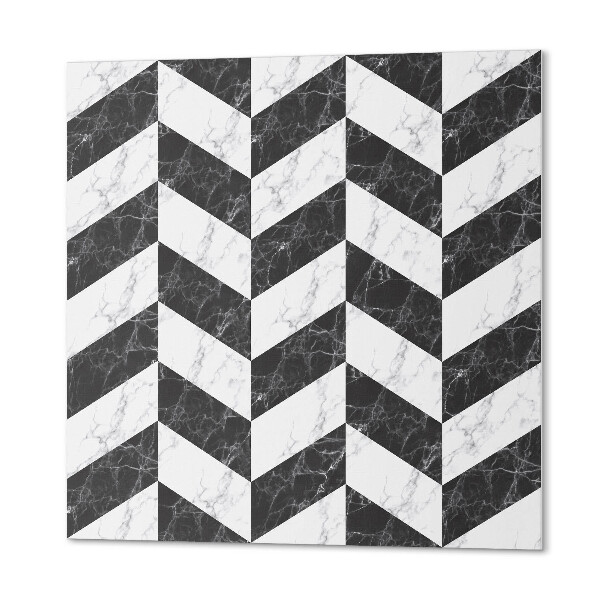 Revêtement mural pvc Motif à chevrons en marbre