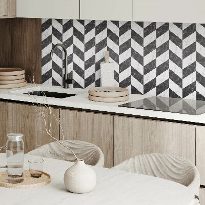 Revêtement mural pvc Motif à chevrons en marbre