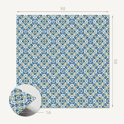 Panneau décoratif Géométrique avec un motif floral