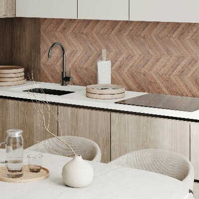 Revêtement mural pvc Style à chevrons avec bois