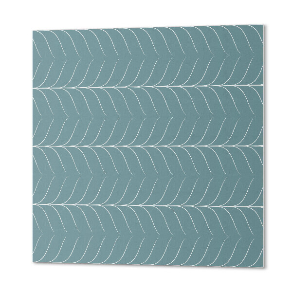 Revêtement mural pvc Un motif de feuille dans une forme ordonnée