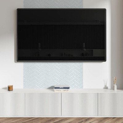 Panneau décoratif Zigzags géométriques avec un motif linéaire