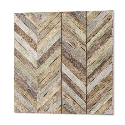 Revêtement mural pvc Motif à chevrons réalisé à partir de planches naturelles