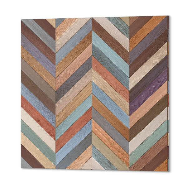 Revêtement mural pvc Motif à chevrons inspiré du bois