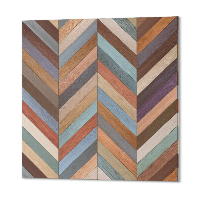 Revêtement mural pvc Motif à chevrons inspiré du bois