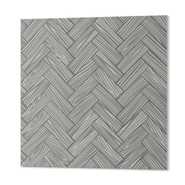 Panneau décoratif Tissage en tresse de bois