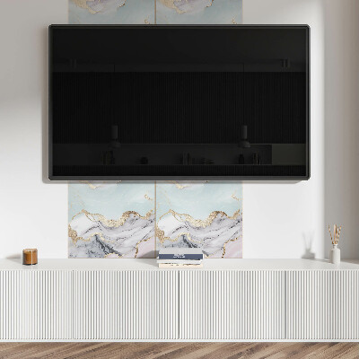 Revêtement mural pvc Graphiques en marbre dans une version abstraite