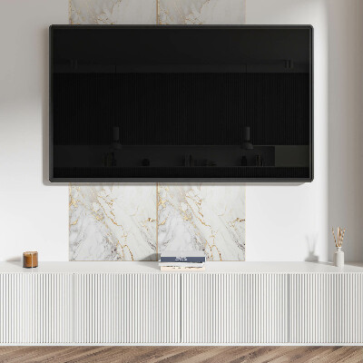 Panneau mural Motif en marbre aux veines subtiles