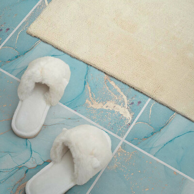 Panneau mural Design abstrait aux formes fluides