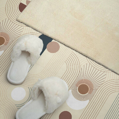 Panneau mural Lignes et formes dans un style abstrait