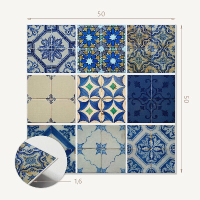 Revêtement mural pvc Motifs de carreaux de céramique