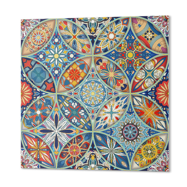 Revêtement mural pvc Géométrie mosaïque en symétrie