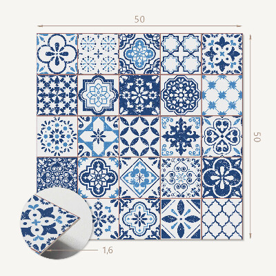 Panneau mural Motifs géométriques en mosaïque