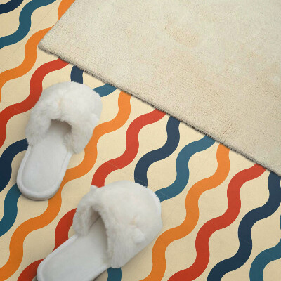 Revêtement mural pvc Harmonie des vagues dans un motif rythmique