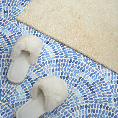 Panneau mural Vagues de style aquarelle