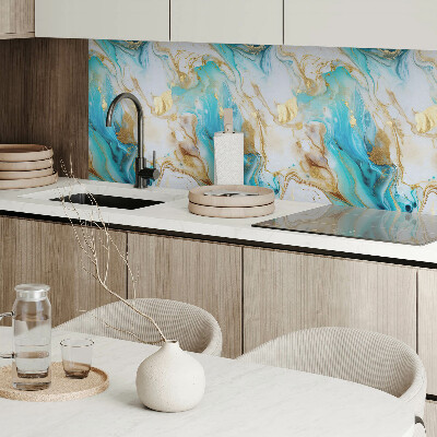 Revêtement mural pvc Taches et ondes dans une approche abstraite