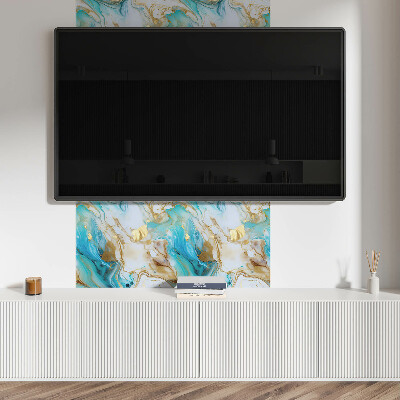 Revêtement mural pvc Taches et ondes dans une approche abstraite