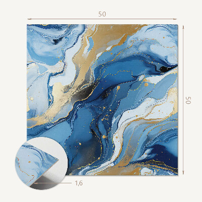 Panneau décoratif Taches créatives et vagues dans l'abstraction