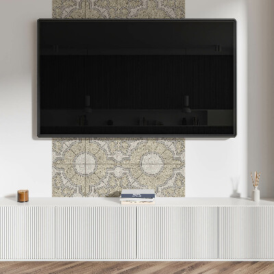 Panneau décoratif Motif mosaïque avec détails décoratifs