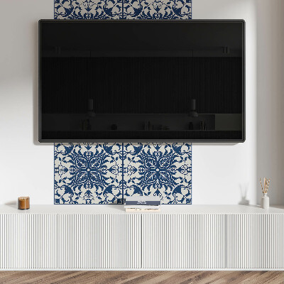 Panneau décoratif Fleurs et feuilles en harmonie
