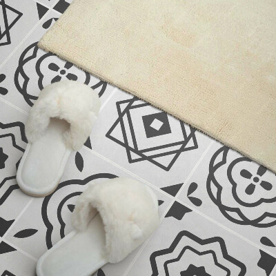 Panneau mural Motifs en carrés géométriques