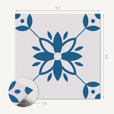 Panneau décoratif Motif floral avec des accents feuillus
