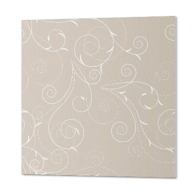 Revêtement mural pvc Spirales fragiles entourées de feuilles