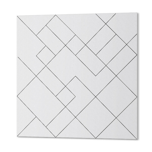 Panneau décoratif Formes de lignes abstraites