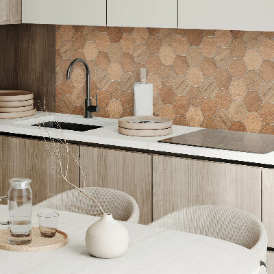 Panneau mural Géométrie des tuiles hexagonales