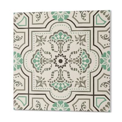 Panneau mural Motif graphique avec des éléments géométriques