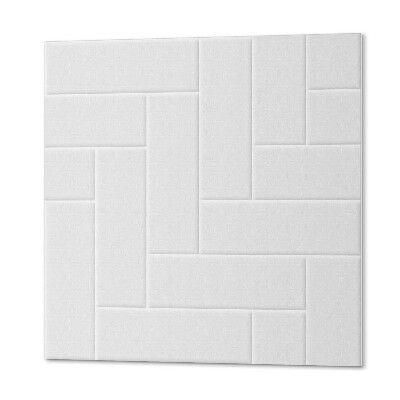 Panneau mural Motifs de briques dans un motif à chevrons classique