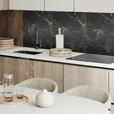 Panneau mural Motif en marbre aux veines élégantes