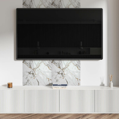 Panneau décoratif Un motif de marbre élégant dans un style classique