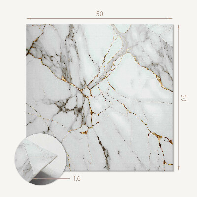 Panneau décoratif Un motif de marbre élégant dans un style classique