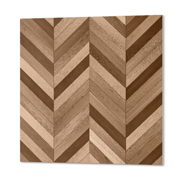Panneau mural Chevrons en bois de style classique