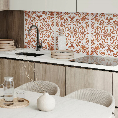 Revêtement mural pvc Motif floral de style ornemental