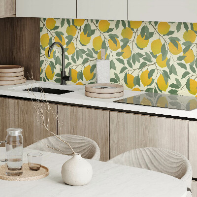 Panneau décoratif Motif végétal de style citron