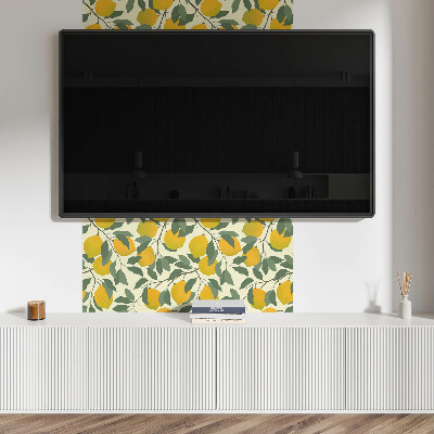 Panneau décoratif Motif végétal de style citron